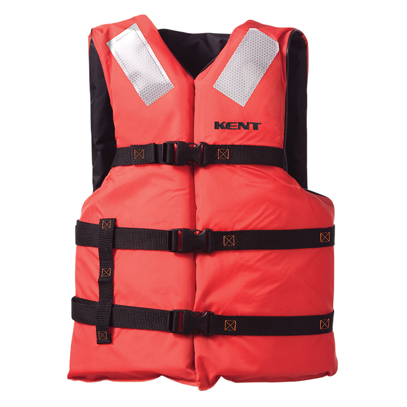 [201649] Kent Universal Commercial Vest, USCG Type III, Adult Universal, Orange image