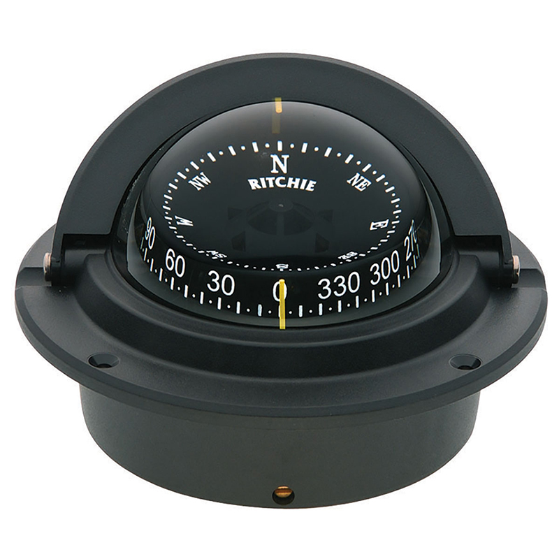 ARMS Lifeboat, Compass Voyager, Flush-mounted, Black, 4 3/16'' mounting hole, F-83-WM image