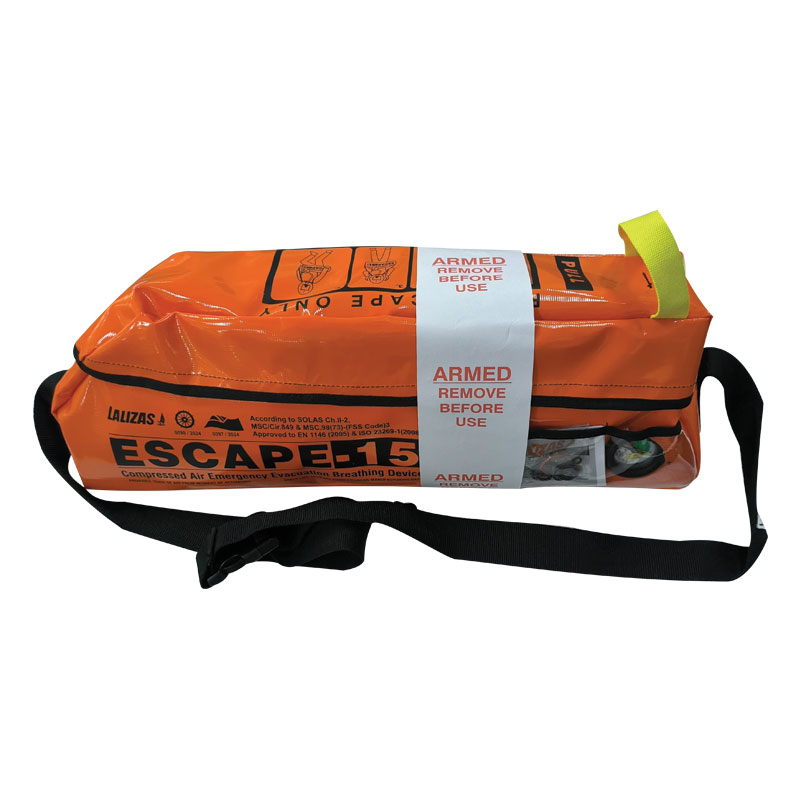 LALIZAS Emergency Evacuation Breathing Device ''ESCAPE-15'' (EEBD), SOLAS/MED-MER image #2