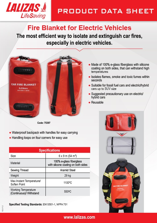 Fire Blanket for Electric Vehicles image